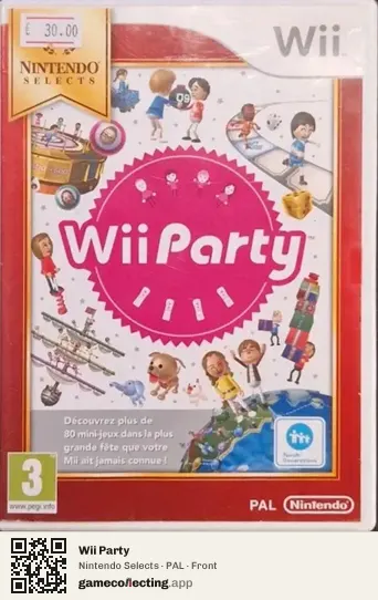 Wii Party Nintendo Wii, PAL box front