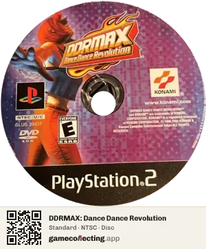 DDRMAX: Dance Dance Revolution PlayStation 2, NTSC disc