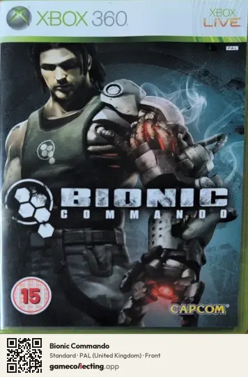 Bionic Commando Xbox 360, United Kingdom box front