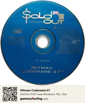 Hitman: Codename 47 Computer, PAL disc