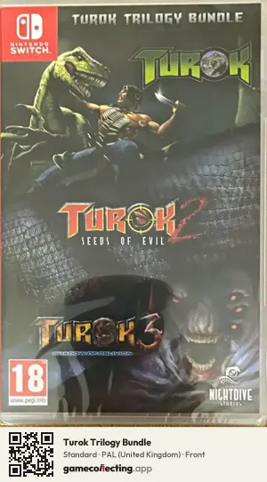 Turok Trilogy Bundle Nintendo Switch, United Kingdom box front