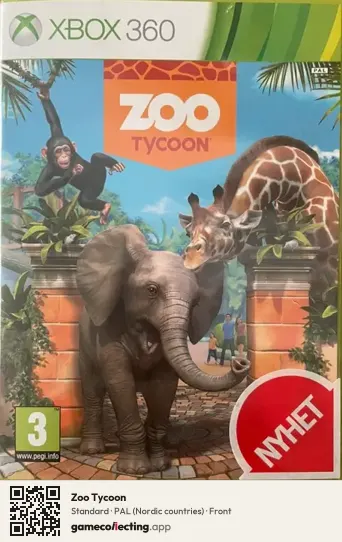 Zoo Tycoon Xbox 360, Nordic countries box front