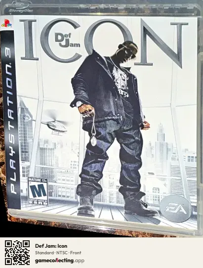 Def Jam: Icon PlayStation 3, NTSC box front