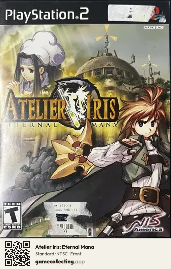 Atelier Iris: Eternal Mana PlayStation 2, NTSC box front