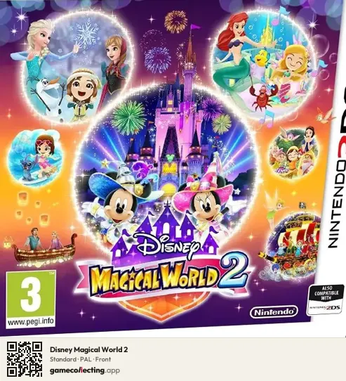 Disney Magical World 2 Nintendo 3DS, PAL box front