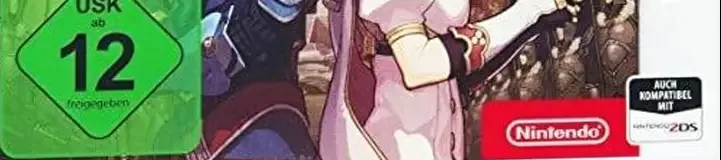 Fire Emblem Echoes: Shadows of Valentia, the USK square on its front