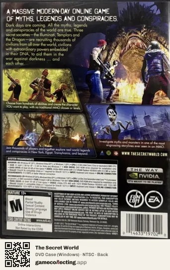 The Secret World Computer, NTSC box back