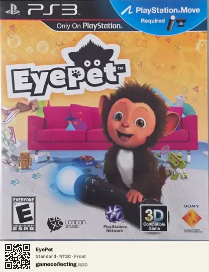 EyePet PlayStation 3, NTSC box front