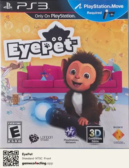 EyePet PlayStation 3, NTSC box front