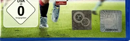 FIFA 16, the USK square on its front
