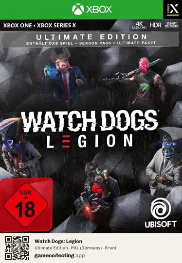 Watch Dogs: Legion Xbox One, Germany box front