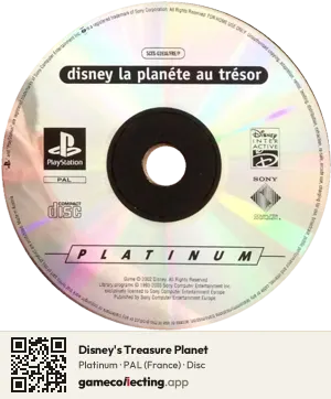 Disney's Treasure Planet PlayStation, PAL disc