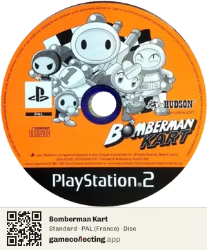 Bomberman Kart PlayStation 2, PAL disc