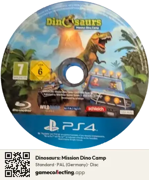 Dinosaurs: Mission Dino Camp PlayStation 4, PAL disc