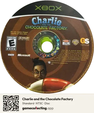 Charlie and the Chocolate Factory Xbox, NTSC disc
