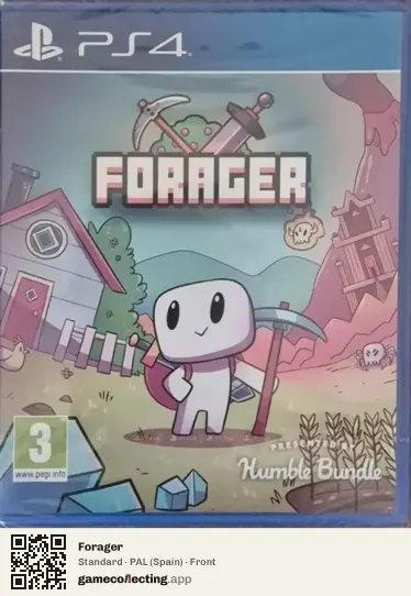 Forager PlayStation 4, Spain box front
