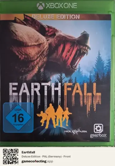 Earthfall Xbox One, Germany box front
