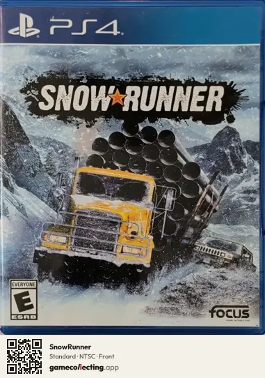 SnowRunner PlayStation 4, NTSC box front
