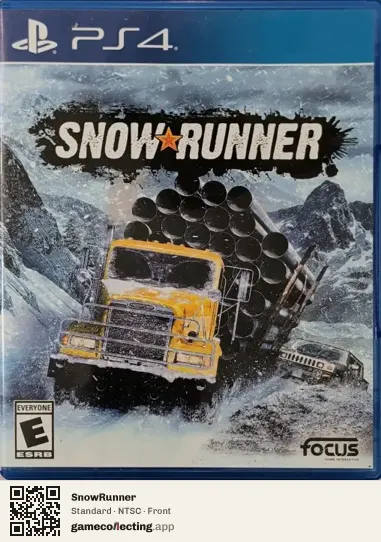 SnowRunner PlayStation 4, NTSC box front