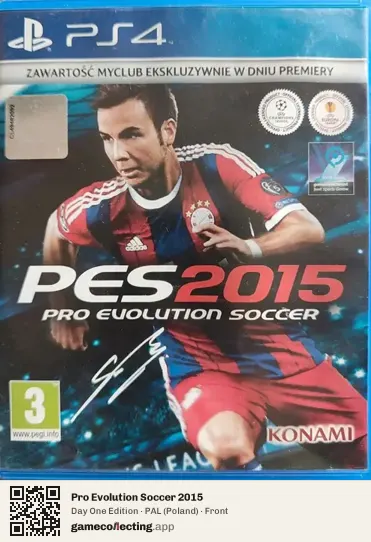 Pro Evolution Soccer 2015 PlayStation 4, Poland box front