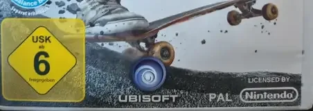 Shaun White Skateboarding, the USK square on its front