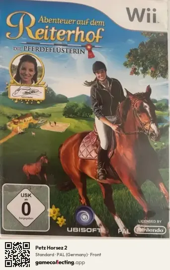 Petz Horsez 2 Nintendo Wii, Germany box front