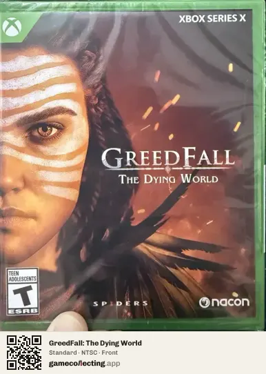 GreedFall: The Dying World Xbox Series X, NTSC box front