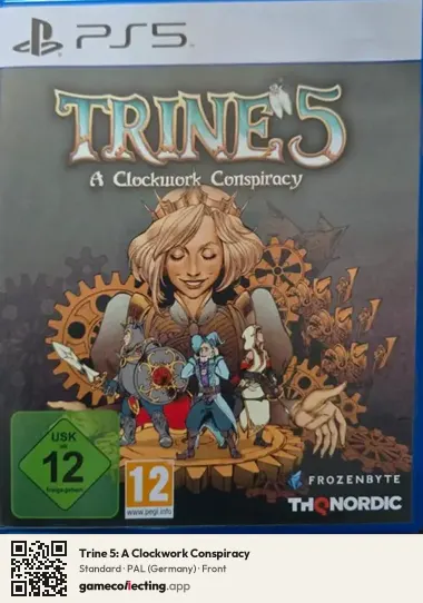 Trine 5: A Clockwork Conspiracy PlayStation 5, Germany box front
