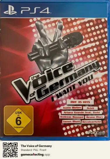 The Voice of Germany PlayStation 4, PAL box front