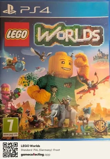 LEGO Worlds PlayStation 4, Germany box front