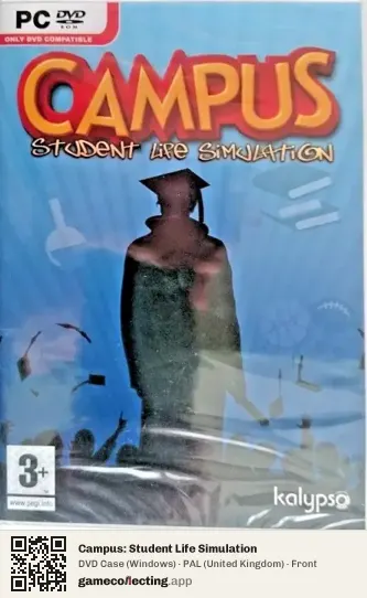 Campus: Student Life Simulation Computer, United Kingdom box front