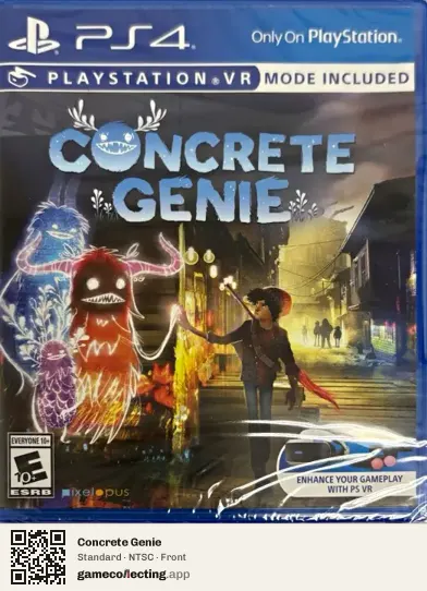 Concrete Genie PlayStation 4, NTSC box front