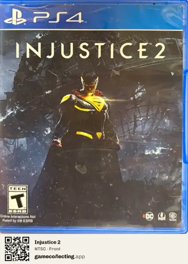 Injustice 2 PlayStation 4, NTSC box front