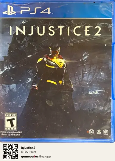 Injustice 2 PlayStation 4, NTSC box front