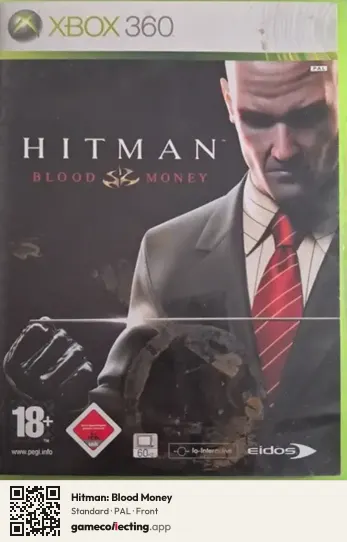 Hitman: Blood Money Xbox 360, PAL box front