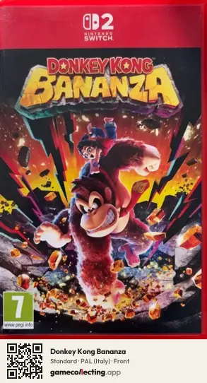 Donkey Kong Bananza Nintendo Switch 2, Italy box front