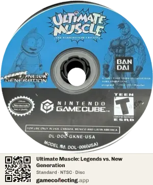 Ultimate Muscle: Legends vs. New Generation Nintendo GameCube, NTSC disc