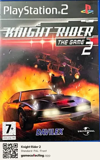 Knight Rider 2 PlayStation 2, PAL box front