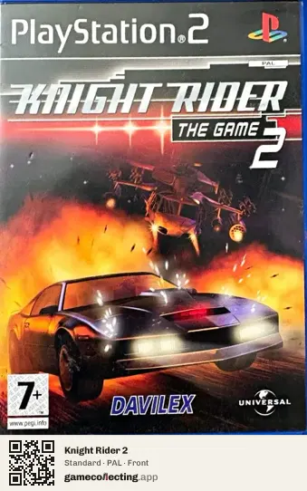 Knight Rider 2 PlayStation 2, PAL box front