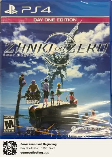Zanki Zero: Last Beginning PlayStation 4, NTSC box front