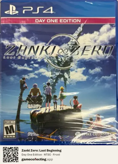 Zanki Zero: Last Beginning PlayStation 4, NTSC box front