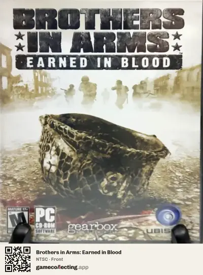 Brothers in Arms: Earned in Blood Computer, NTSC box front