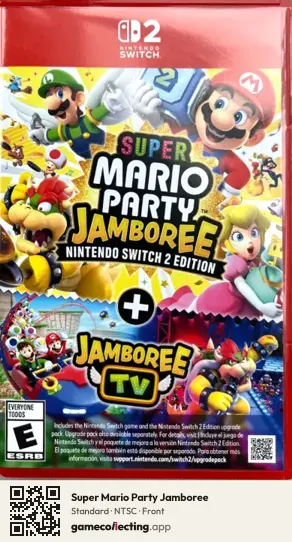 Super Mario Party Jamboree Nintendo Switch 2, NTSC box front