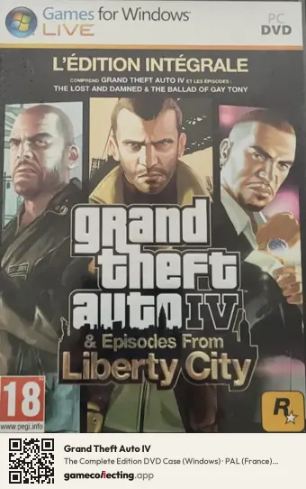 Grand Theft Auto IV Computer, France box front