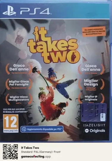 It Takes Two PlayStation 4, Germany box front