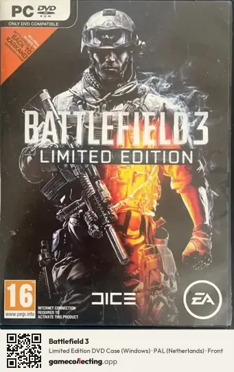 Battlefield 3 Computer, Netherlands box front