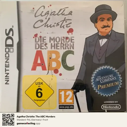 Agatha Christie: The ABC Murders Nintendo DS, Germany box front