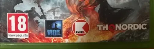 Darksiders, the PEGI square on its front