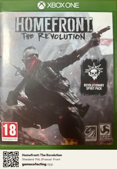 Homefront: The Revolution Xbox One, France box front