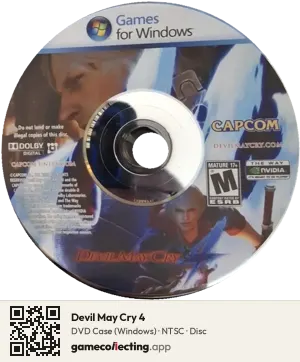 Devil May Cry 4 Computer, NTSC disc